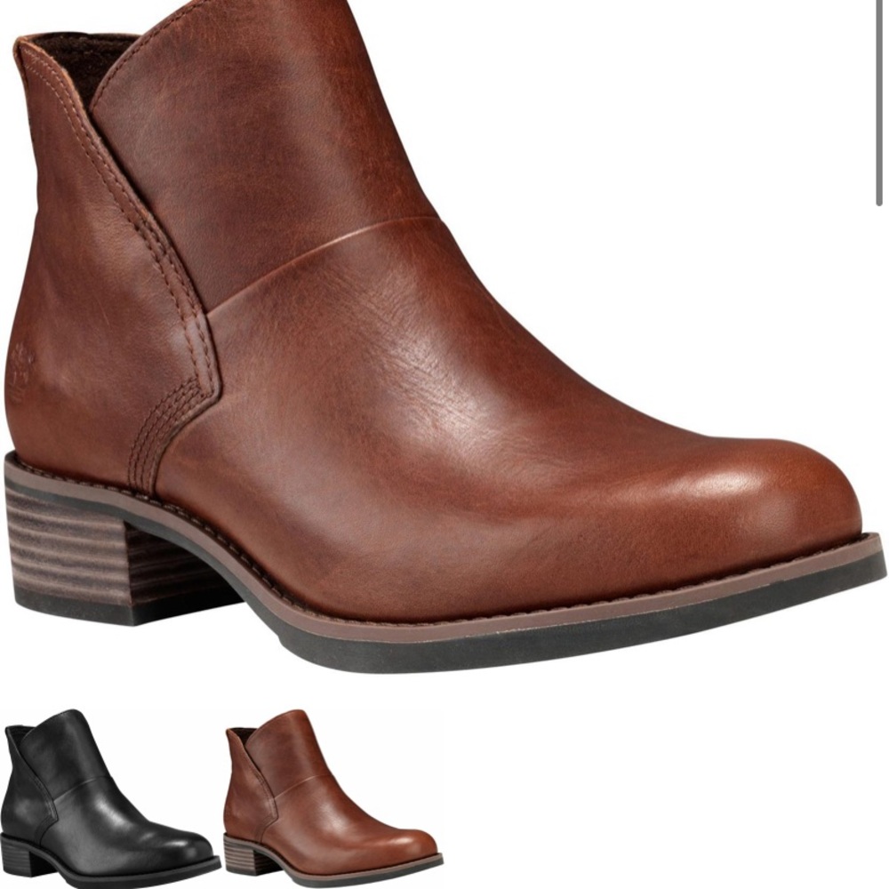 Timberland brown leather booties TIMBERLAND WOMEN'S BECKWITH CHELSEA
